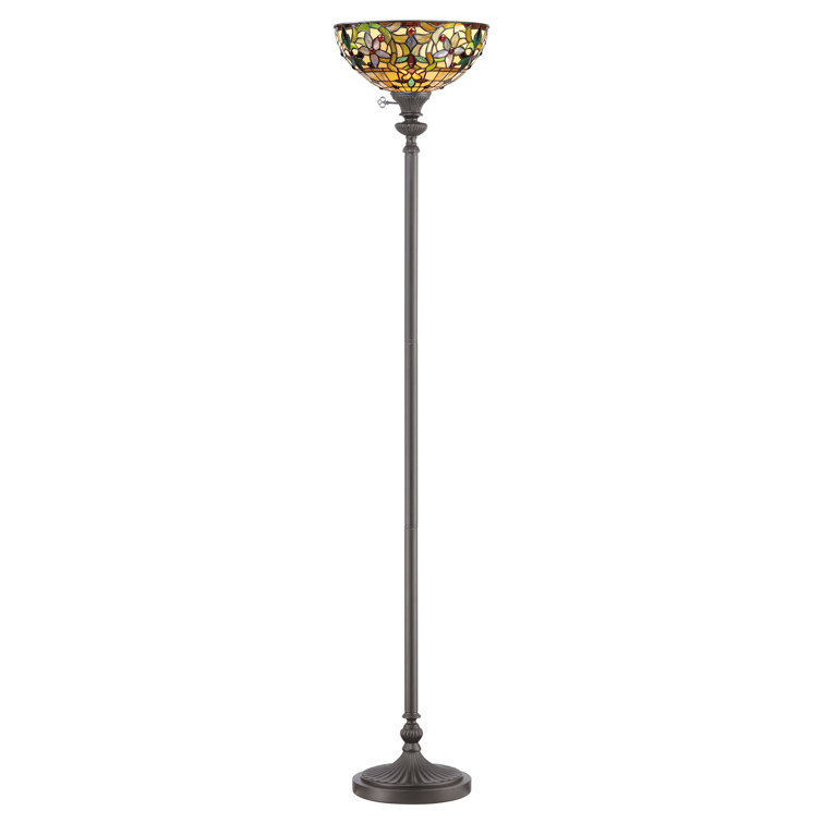 Barrel outlet floor lamp